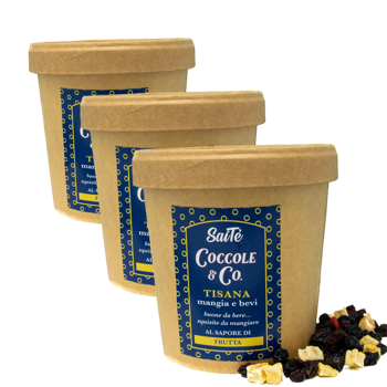 Coccole & Co. - Pack 3 × Scatola di cartone 100 g