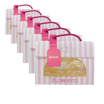 Zukkero Morceaux De Sucre Coeur D Orange En Morceaux 60 G Boite En Carton 60 G - Pack 6 × Boîte en carton 60 g