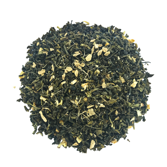 Secondo immagine del prodotto Tè Verde Bio sfuso - Piquant de Citron Ceylan - 1kg by Origines Tea&Coffee