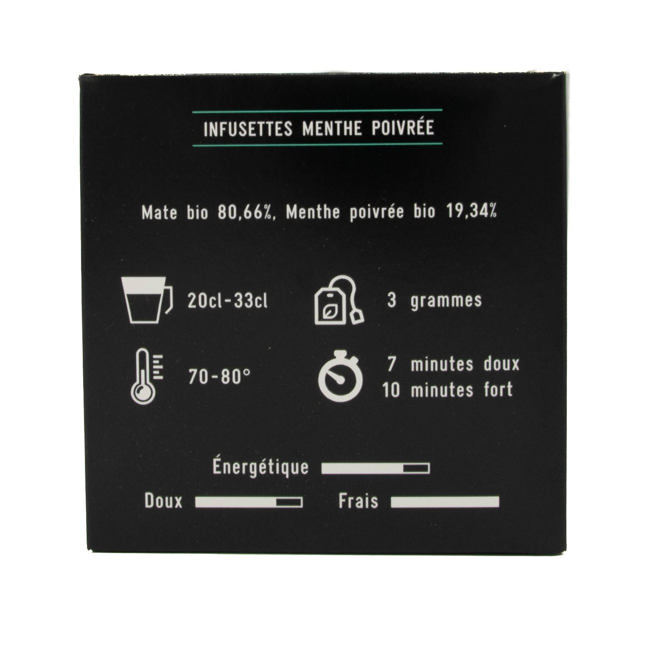 Deuxième image du produit Biomaté Menthe Poivree X30 Infusettes Infusette 45 G by Biomaté