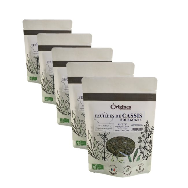 Infusion Bio Cassis Feuille - Sachet 50g by Origines Tea&Coffee