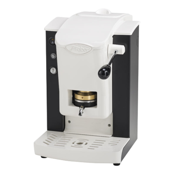 FABER Kaffeepadmaschine - Slot Plast White Schwarz 1,3 l - Pack 2 × ESE (44mm) kompatibel
