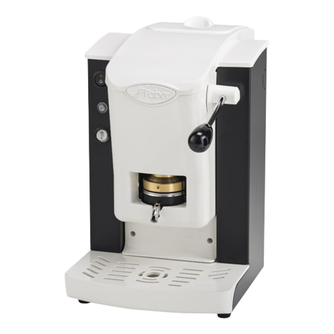 FABER Kaffeepadmaschine - Slot Plast White Schwarz 1,3 l by Faber