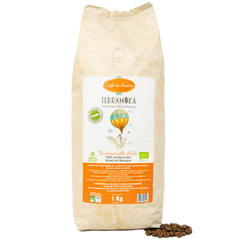 Terramoka Café En Grains - Mademoiselle Adele - 1Kg