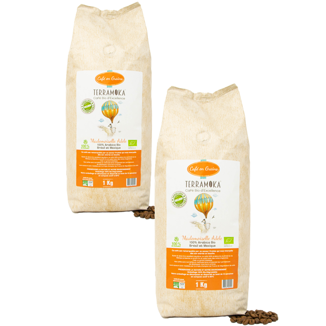 Terramoka Café En Grains - Mademoiselle Adele - 1Kg by Terramoka