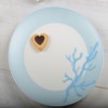 Deuxième image du produit Aulica Assiettes A Dessert Bleu Corail Lot De 6 by Aulica