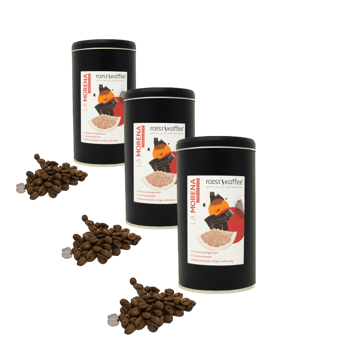 La Morena - Miscela Espresso - Pack 3 × Chicchi Scatola di metallo 500 g