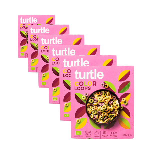 Turtle Cereales Classiques Color Loops Bio Gf Boite En Carton 300 G by Turtle