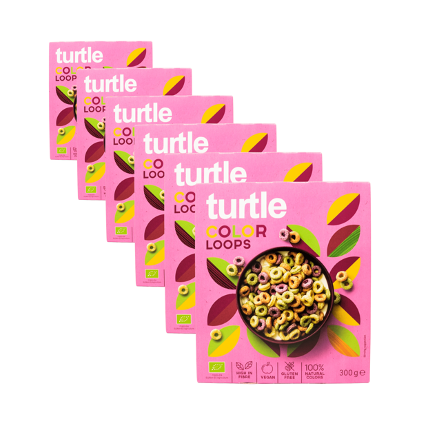 Turtle Cereales Classiques Color Loops Bio Gf Boite En Carton 300 G