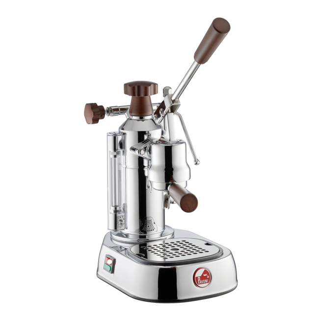 Troisième image du produit La Pavoni Europiccola Machine A Levier 5 5 Kg Socle Acier Manche Bois by La Pavoni