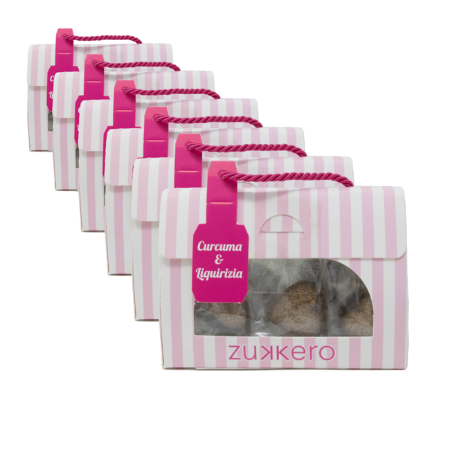 Zukkero Morceaux De Sucre Coeur Curcuma Et Reglisse 60 Gr Boite En Carton 60 G by Zukkero