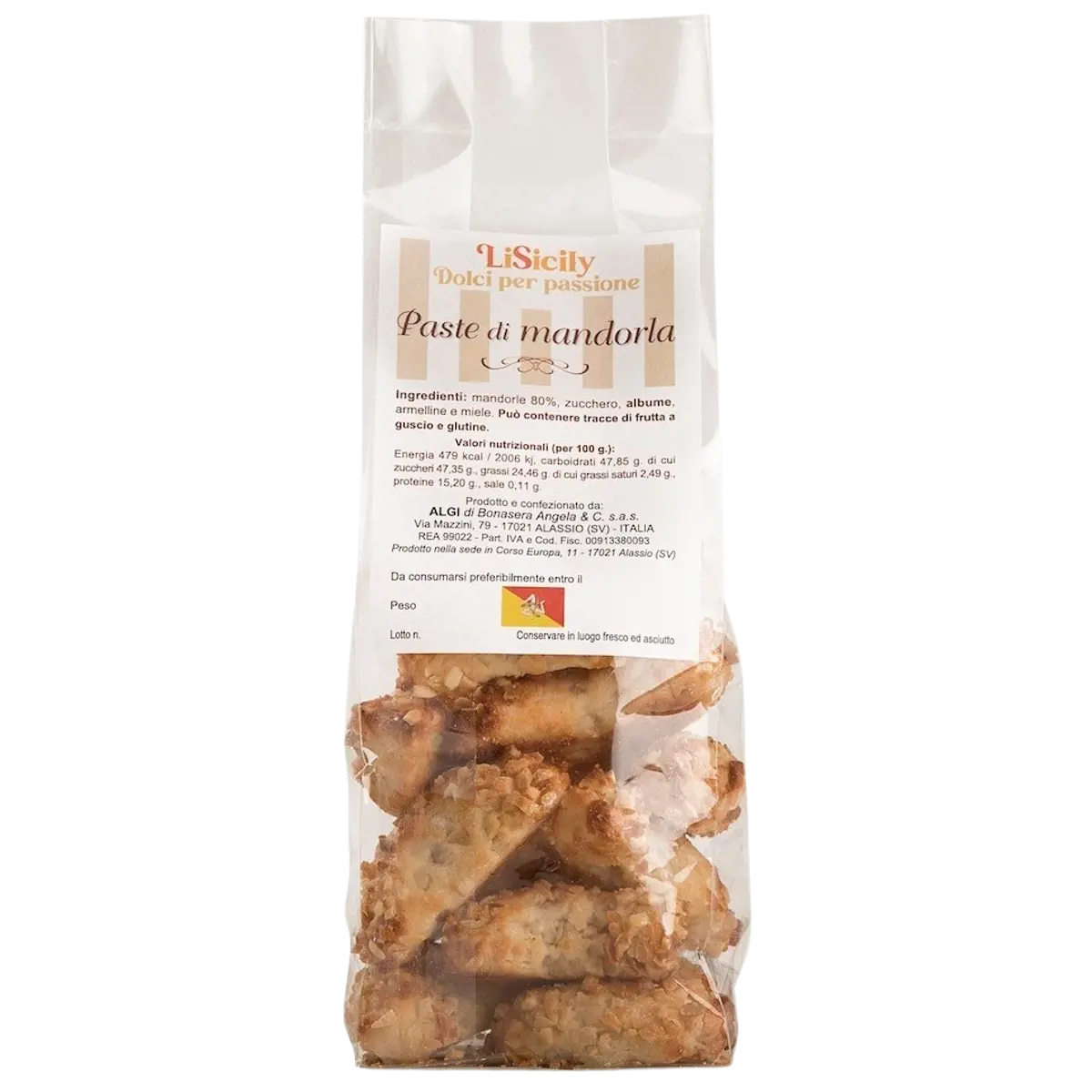 Paste di Mandorla 500 g by LiSicily