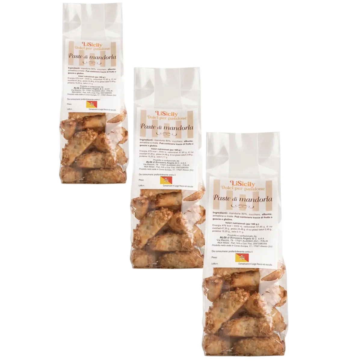 LiSicilyPates D Amandes 500 G - 500 G by LiSicily