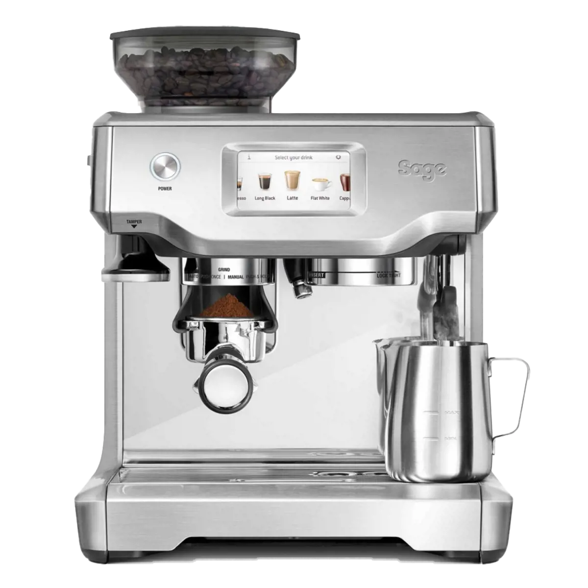 Sage Appliances Sage Barista Touch Machine Expresso Mouture Dosage Auto Acier Inoxydable by Sage Appliances