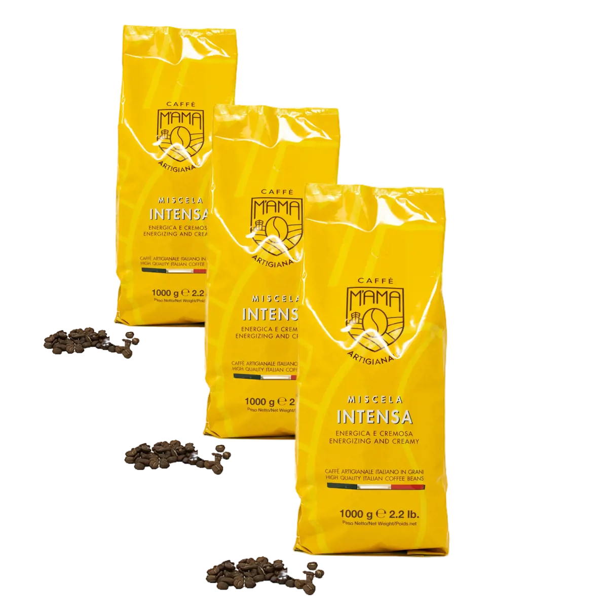 Caffè in grani - Miscela Intensa - 1 kg by M'ama Caffè