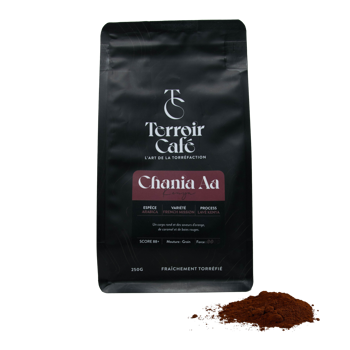 Terroir Café - Kenya, Chania Aa 1kg - Moulu French press Pochette 1 kg