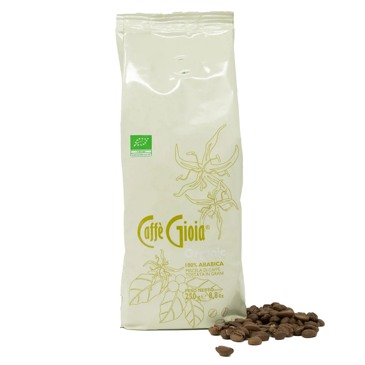 Deuxième image du produit Caffè Gioia Pérou 100% Arabica Bio Grains Lignée Familiale(4X250G) by Caffè Gioia