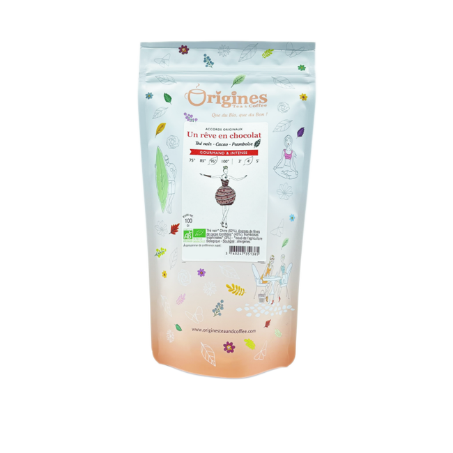 Origines Tea&Coffee The Noir Bio En - Un Reve En Chocolat Chine 100G Fleur De The 1 Kg by Origines Tea&Coffee