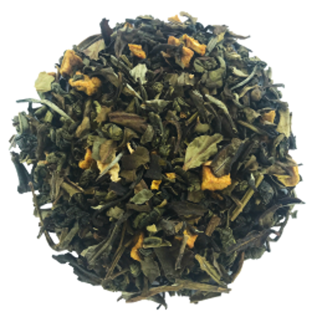 Secondo immagine del prodotto Tè Nero e Verde Bio sfuso - De la mangue à la pêche - 1kg by Origines Tea&Coffee