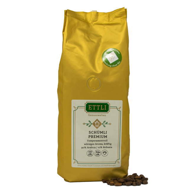 Kaffeebohnen - Schümli Premium - 1kg by ETTLI Kaffee