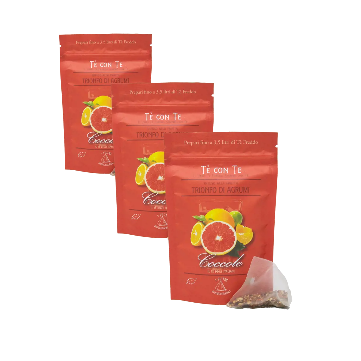 Infuso alla frutta - Trionfo di agrumi - 7 filtri by Tè con te