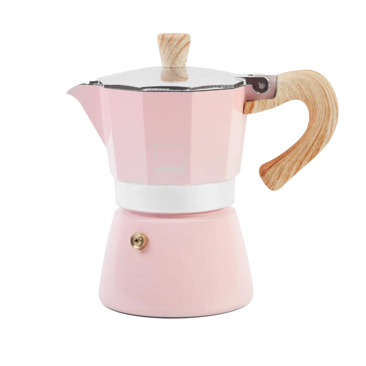 GNALI & ZANI Venezia Cafetiere Italienne A Induction 3 Tasses Rose by GNALI & ZANI