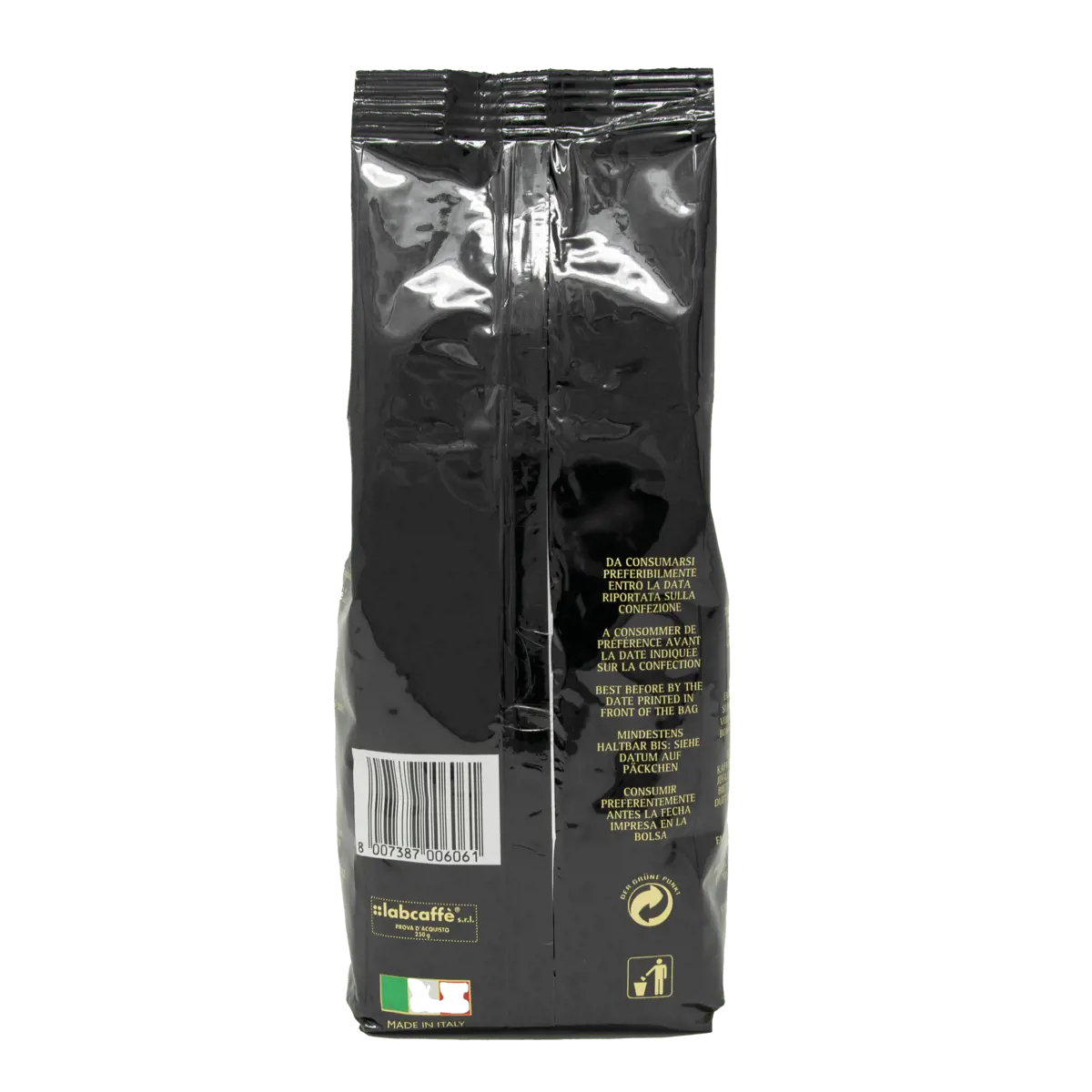 Terzo immagine del prodotto Caffè in grani - Miscela Nera Linea Famiglia - 8x250g by Caffè Gioia