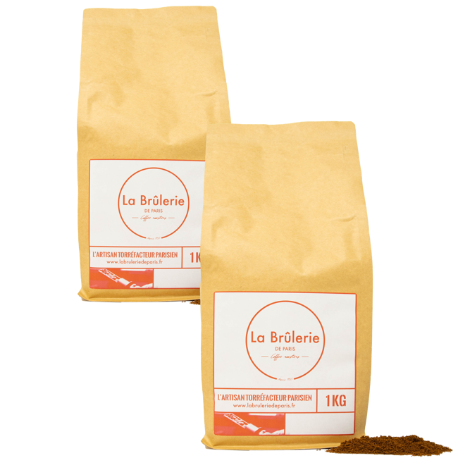 Gemahlener Kaffee - Dominikanische Republik - 1 Kg by La Brûlerie de Paris