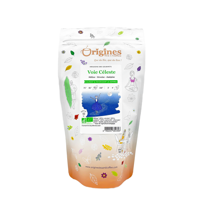 Origines Tea&Coffee Infusion Bio Voie Celeste En Vrac 800G Fleur De The 800 G by Origines Tea&Coffee