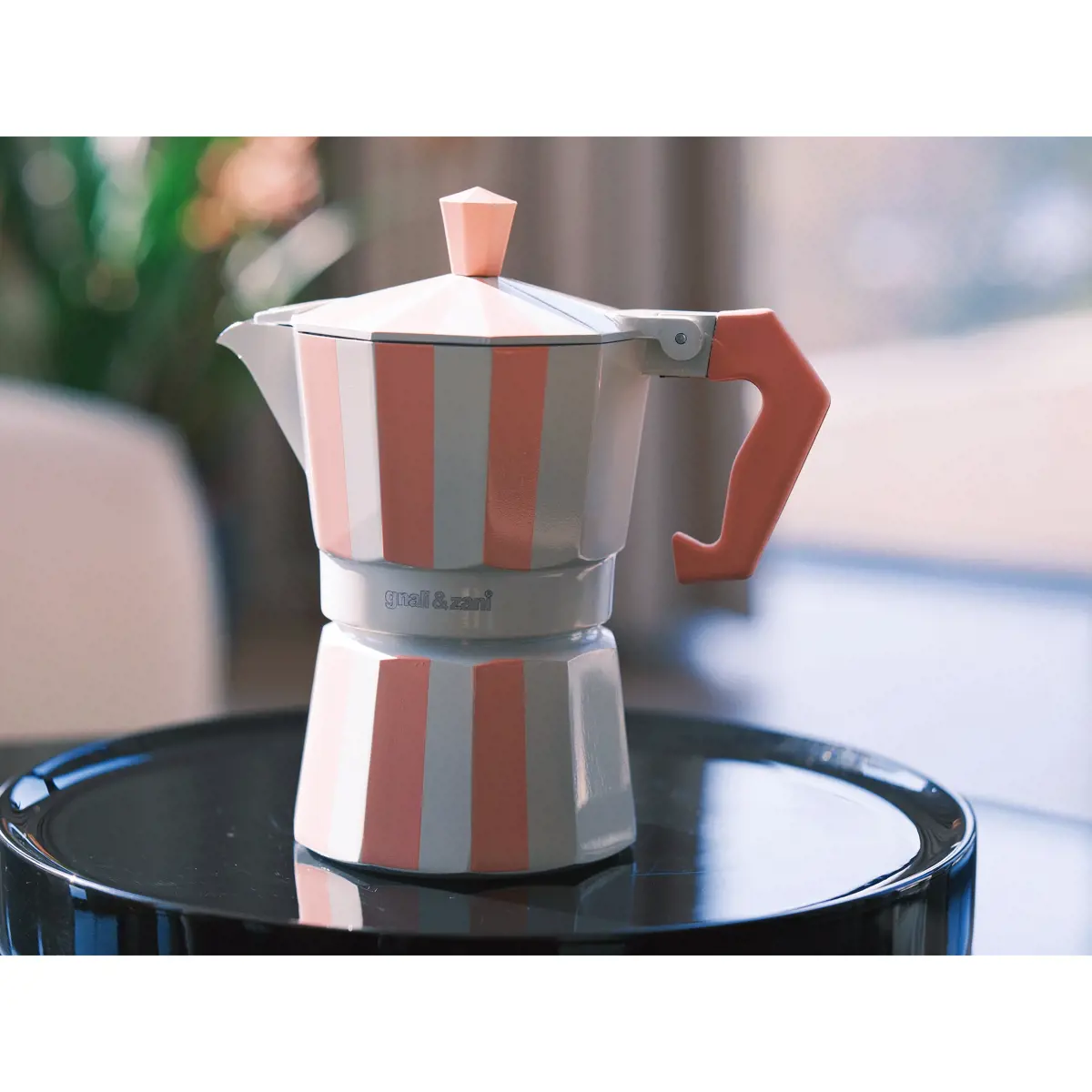 Deuxième image du produit GNALI & ZANI Brasil Cafetiere Italienne 3 Tasses Rose by GNALI & ZANI