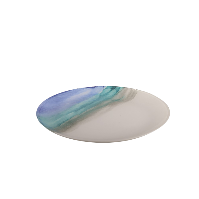 Glasteller im Ozean-Design by Aulica