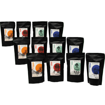 Box Degustazione Länderkaffee - Pack 3 × Macinatura Filtro Pacco di degustazione 400 g