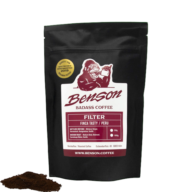 Kaffeepulver - Finca Tasty, Filter - 1kg by Benson