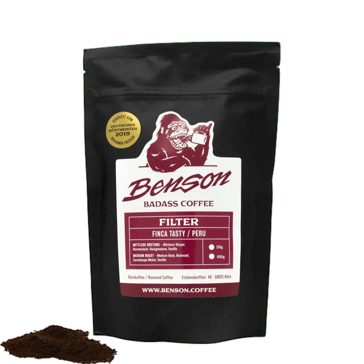 Kaffeepulver - Finca Tasty, Filter - 1kg by Benson