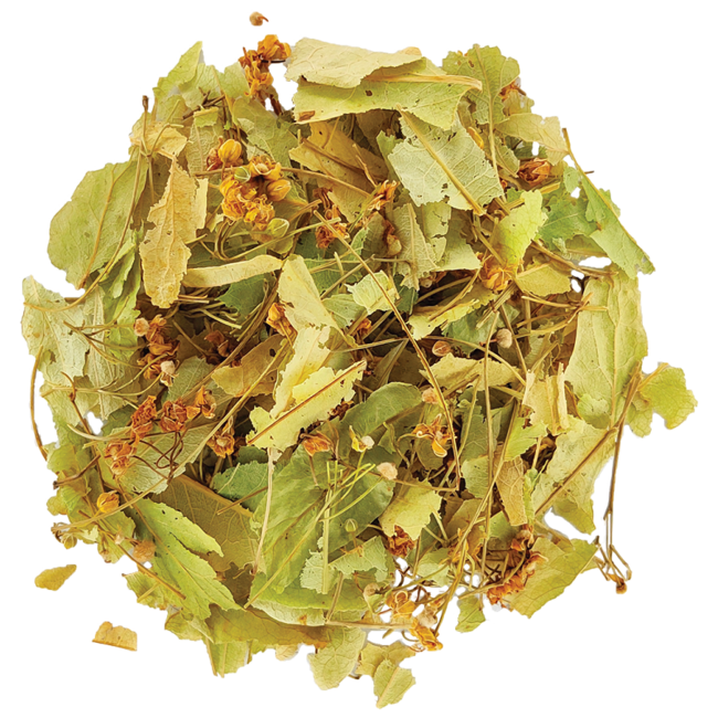 Secondo immagine del prodotto Infusion Bio Tilleul des Barronies in scatola di metallo - 20g by Origines Tea&Coffee