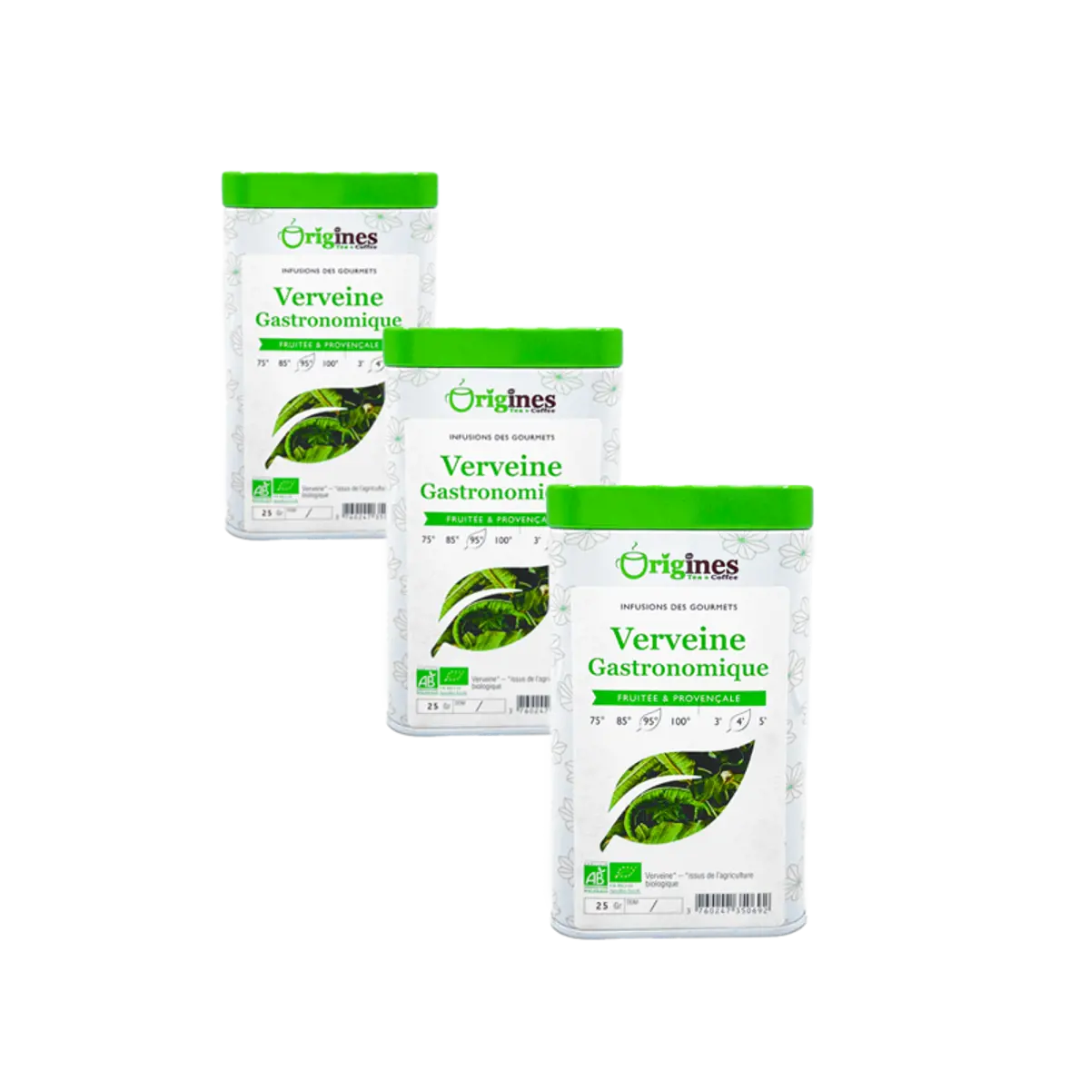 Origines Tea&Coffee Infusion Bio Verveine Gastronomique Feuilles Entieres En - 20G - 20 G by Origines Tea&Coffee