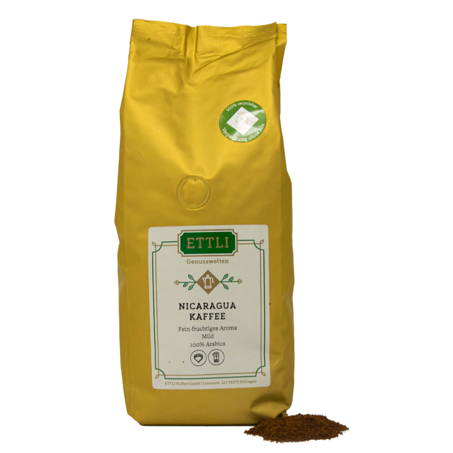 Gemahlener Kaffee - Nicaragua Mischung - 1kg by ETTLI Kaffee