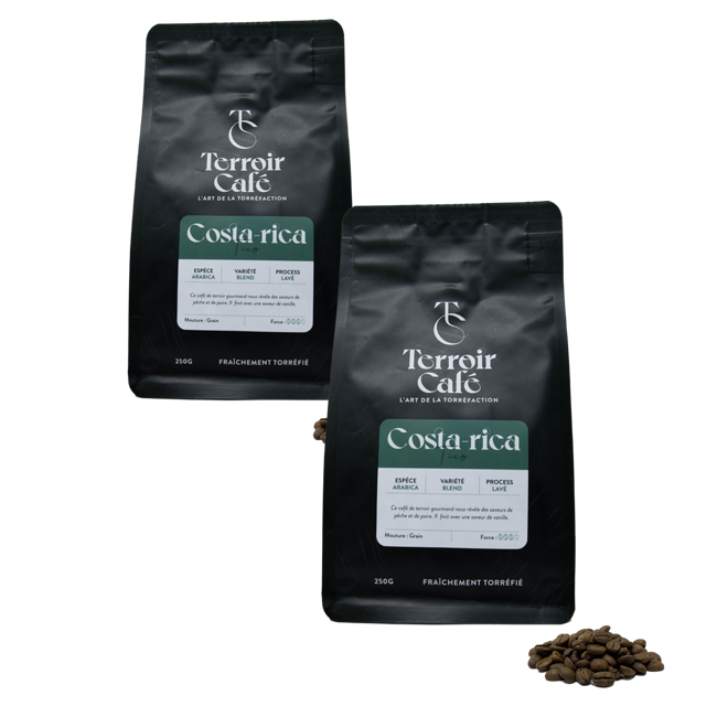 Café du Costa Rica en grains - paquet de 1Kg