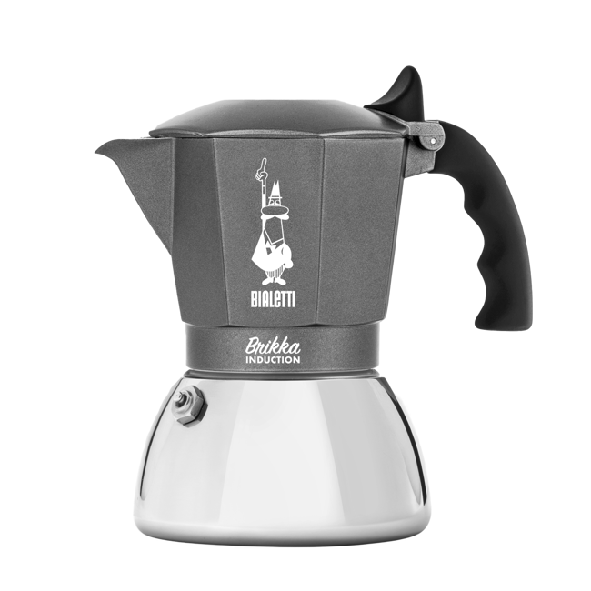 Bialetti Cafetière italienne New Moka induction 2 tasses, Rouge