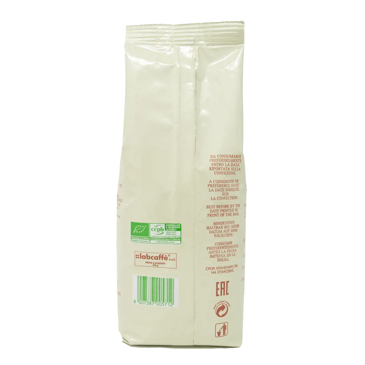 Troisième image du produit Caffè Gioia Mélange Classique Bio Grains Lignée Familiale (4X250G) by Caffè Gioia