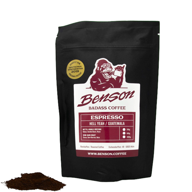 Kaffeepulver - Hell Yeah, Espresso - 1kg by Benson