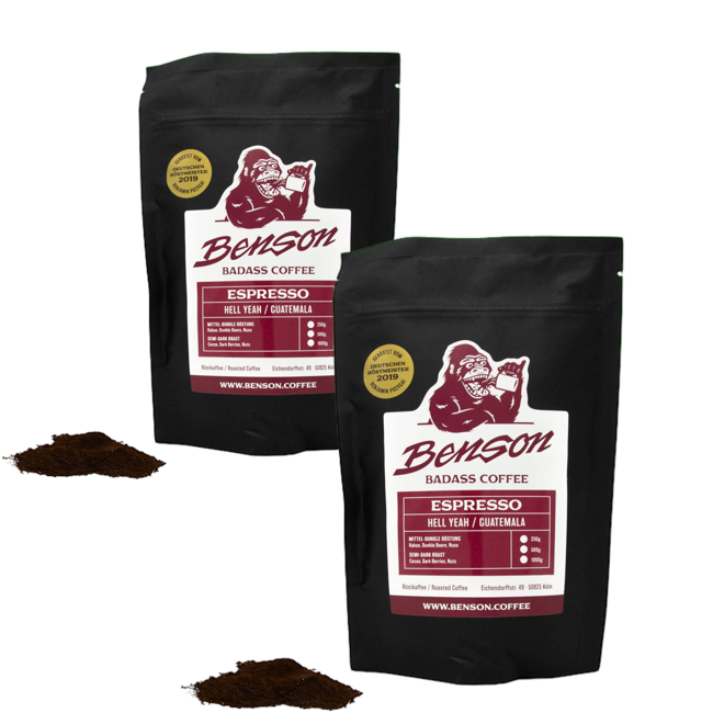 Benson Cafe Moulu Hell Yeah Espresso 1Kg Moulu Espresso - 1 Kg by Benson