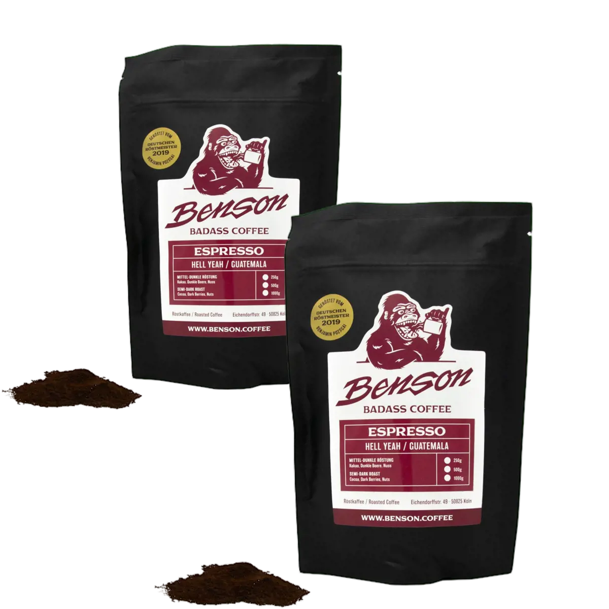 Benson Cafe Moulu Hell Yeah Espresso 1Kg Moulu Espresso - 1 Kg by Benson
