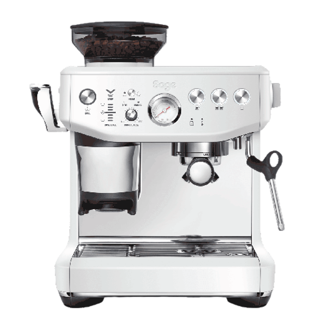 Sage Appliances Sage Barista Express Impress Blanc Sel de Mer - Garantie 2 Ans by Sage Appliances