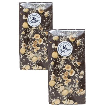 Milchschokolade mit Haselnüssen (80g) - Pack 2 × Tafel 80 g