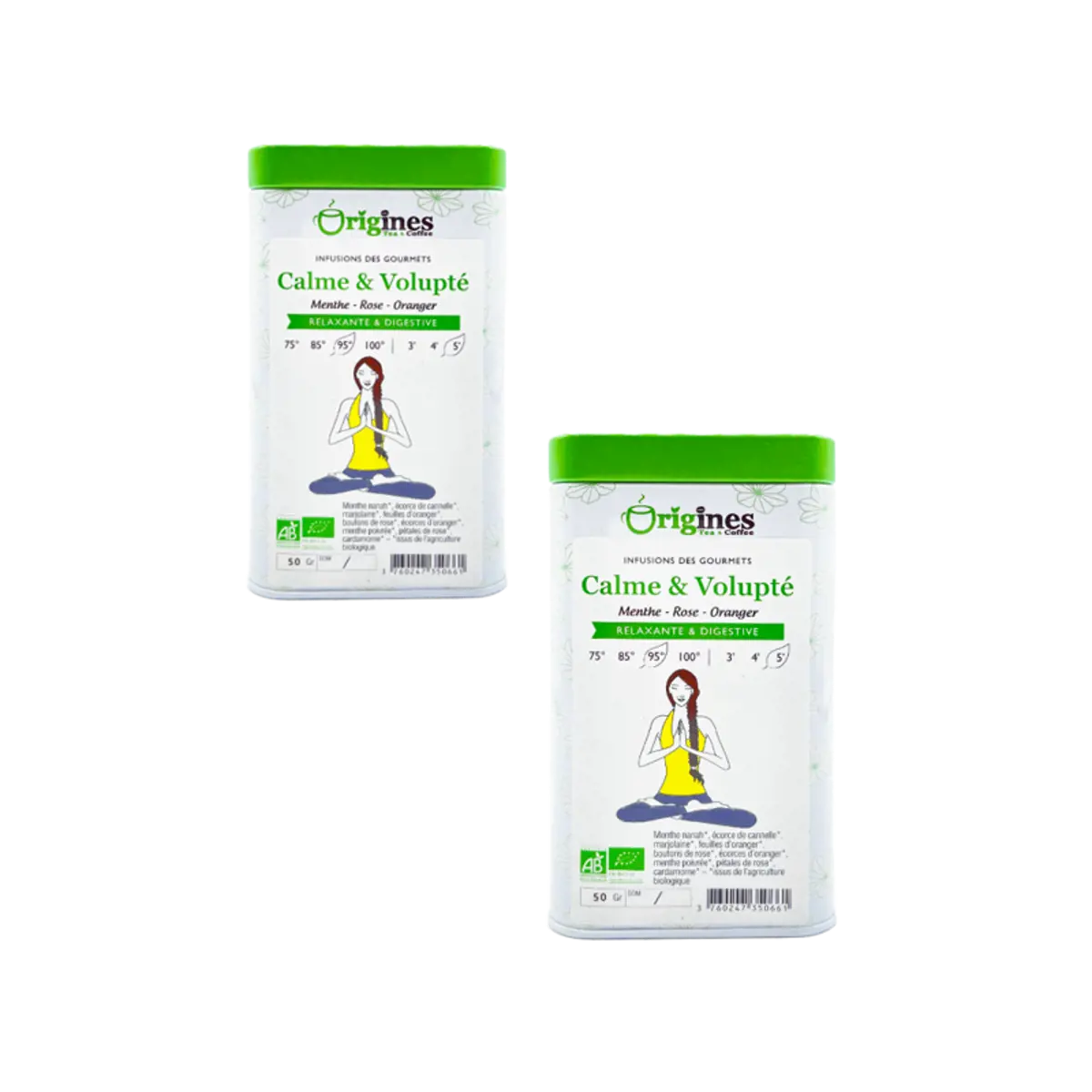 Origines Tea&Coffee Infusion Bio Calme Et Volupte En - 80G - 80 G by Origines Tea&Coffee