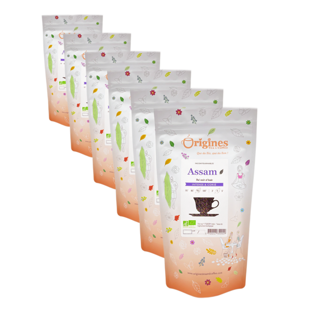 Schwarzer Tee Bio im Beutel - Assam - Indien  - 100g by Origines Tea&Coffee