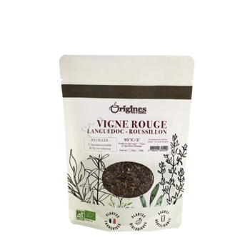 Origines Tea&Coffee Infusion Bio Feuilles De Vigne Rouge Vrac 500G Fleur De The 500 G - Pochette 500 g