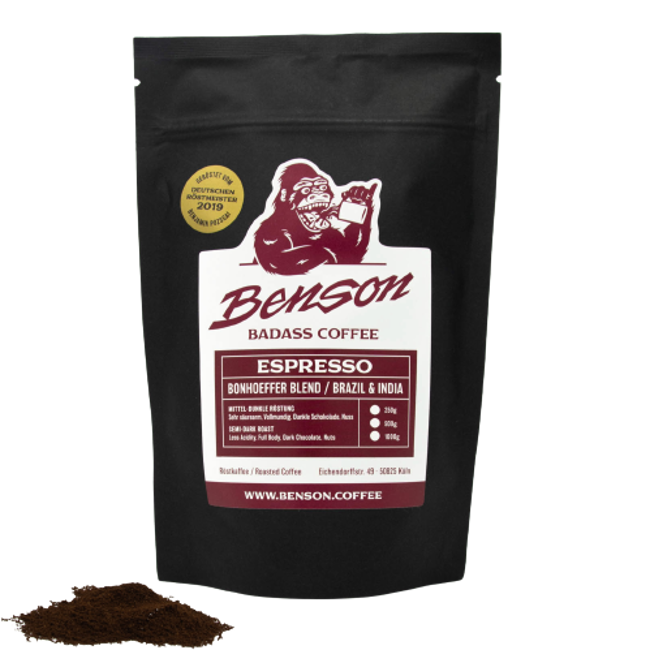 Kaffeepulver - Benson Blend, Espresso - 500g by Benson