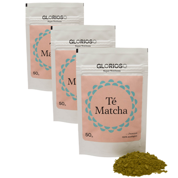 Glorioso Super Nutrients The Matcha - 50 G - Pack 3 × Pochette 50 g